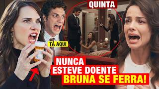 QUEM AMA CUIDA - Capítulo de hoje 06/08 QUINTA - Adriana PROVA que Bruna NUNCA ESTEVE DOENTE! Resumo
