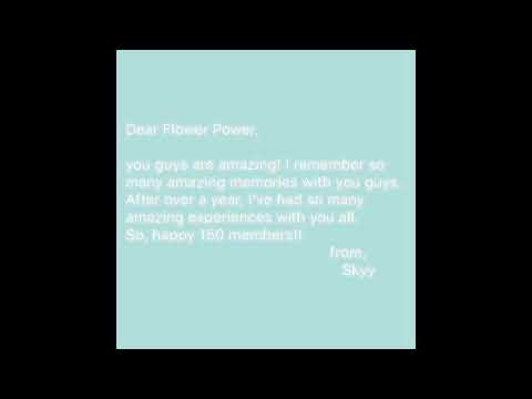 [FPG] Happy 150 +200  members! Thank you Flower Power!