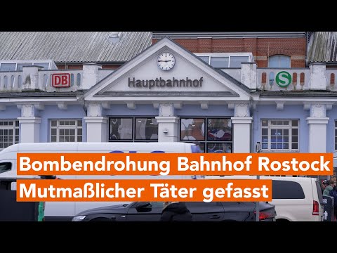Bombendrohung gegen Bahnhöfe in Rostock und Osnabrück - Verdächtiger gefasst