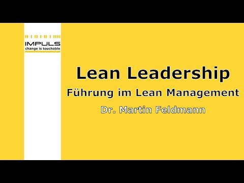 Lean Management Webinar - Lean Leadership: Führung im Lean Management