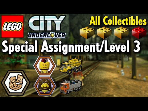 Special Assignment, Level 3 'Blue Bell Mine' All Collectibles (100% Guide) in LEGO City Undercover