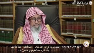 8 - شرح كتاب فتح المجيد الحلقة الثامنة (فيديو ) - الشيخ صالح الفوزان 11-2-1443 هـ image