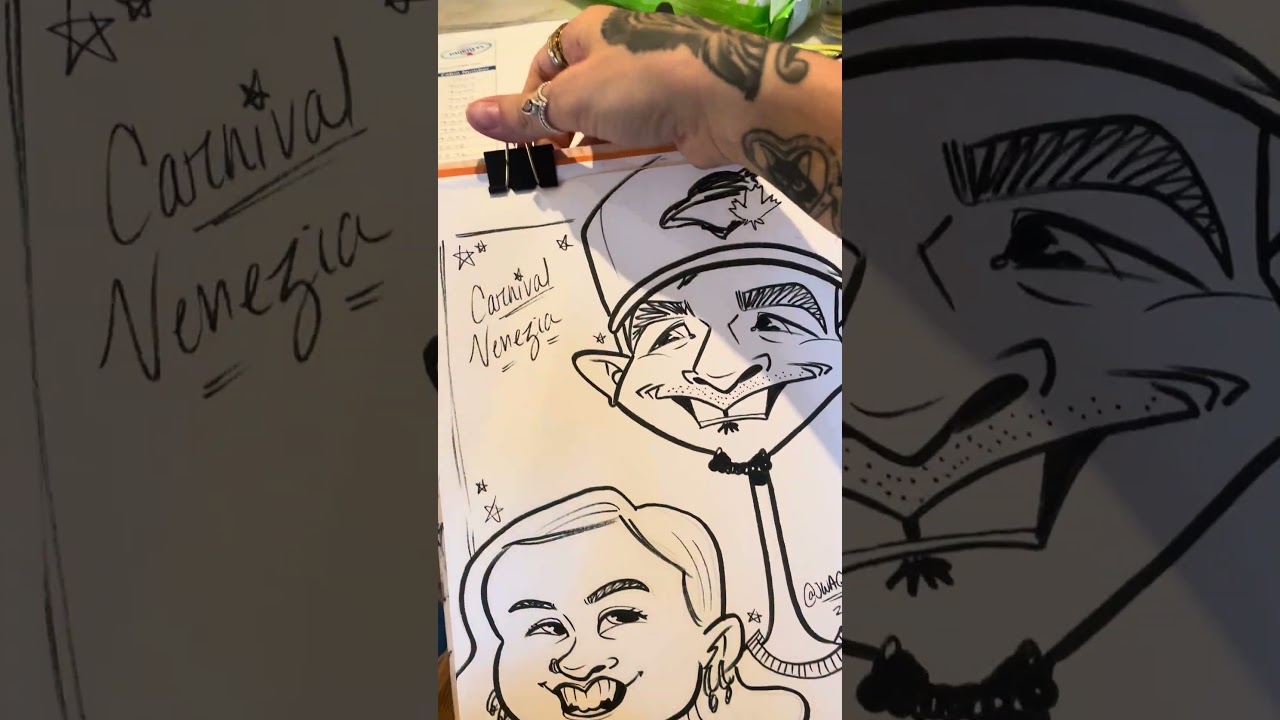 Promotional video thumbnail 1 for Jaqie Waggoner Caricatures
