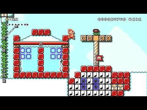 Super Mario Maker 2 - Shy quy cherry blossom garden by Jama:L COURSE ID: Y76-7N4-TQF