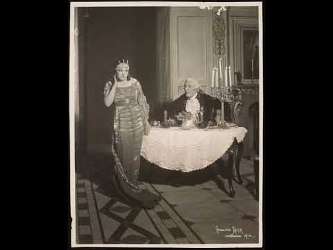 Puccini - Tosca - Or tutto è chiaro ... Te deum - Apollo Granforte, Carmen Melis (1929)