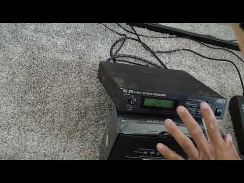 Boss SE-50 Stereo Effects Processor 1990 - 1996 - Black image 8