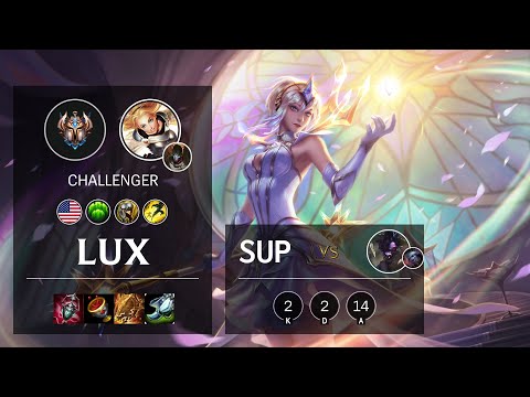 Lux Support vs Alistar - NA Challenger Patch 10.18