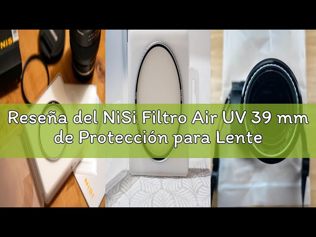 Vídeo relacionado con NiSi Filtro Air UV 77mm de Protección para Lentes de Cámara