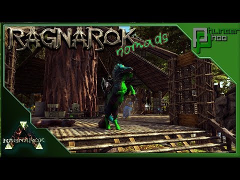 Ark: Ragnarok Nomads 25 - ESTABLISHING BASE DEFENSES - NEW EQUUS TAME