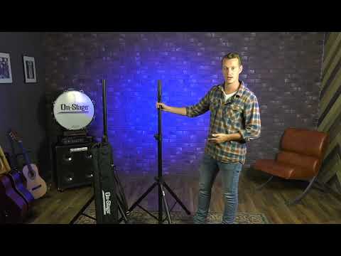 Immagine On-Stage SSP7900 Aluminum Speaker Stand Pack w/ Bag - 10