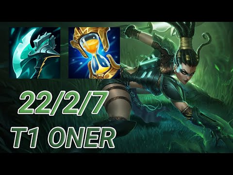 T1 Oner Nidalee Top VS Taliyah | KR GrandMaster Patch 13.15