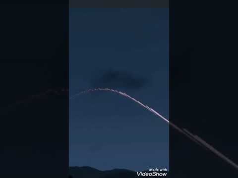 MIG 29 & CRAM PHALANX CIWS in slomo attack action