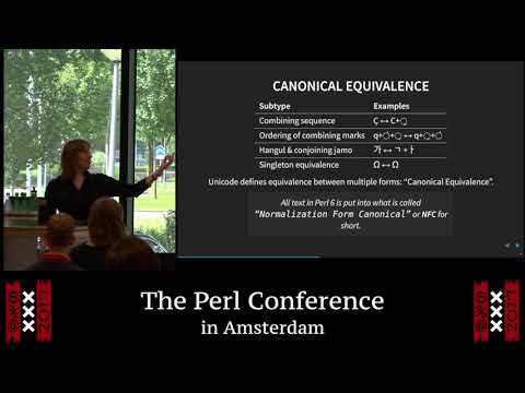 "High End Unicode in Perl 6" - Samantha McVey