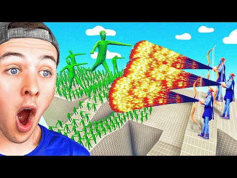 Reacting to 105 Zombies vs EVERY GOD (TABS)