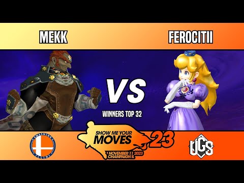 Show Me Your Moves 23 - Winners Top 32 - Mekk(Ganondorf) Vs. Ferocitii(Peach)