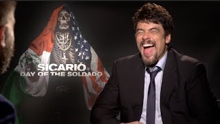 SICARIO: DAY OF THE SOLDADO interviews - Benicio Del Toro and Josh Brolin video