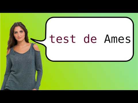 How to say 'Ames test' in French?
