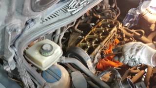 VW Caddy Bse Bsf Bfq 1 часть как заменить свечи, ГРМ, сброс сервисного интервала, ТО