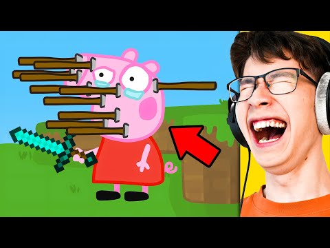 EPIC Peppa Pig vs Minecraft Showdown!