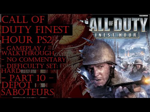 Call Of Duty Finest Hour PS2 (Hard) Gameplay Walkthrough Part 10 (No Commentary)