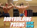 Bodybuilding posing with Kayde Eaton, sharing his fitness journey and future plans