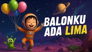 Download lagu Balonku Ada Lima - Lagu Anak-anak Ceria | Animasi 3D Edukatif 🎈 🎶 mp3