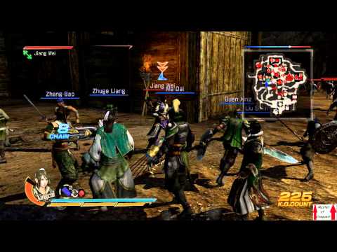 Dynasty Warriors 8 Shu Campaign Walkthrough Part 12 - Battle of Tianshui