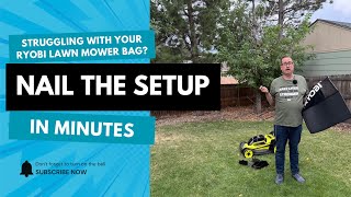 Struggling With Your Ryobi Lawn Mower Bag Setup? Nail The Setup After This video