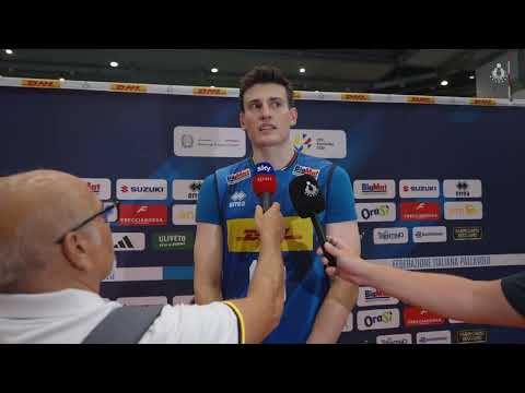 Fipav Cup Men Elite - Messina: Sanguinetti nel post partita di Italia-Brasile