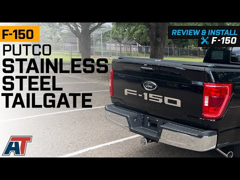 2021-2023 F-150 Putco Stainless Steel Tailgate Insert Letters Review & Install