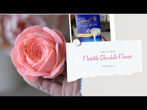 How to Turn a $3 Chocolate Bar Into a Flexible Flower Masterpiece 🍫🌸