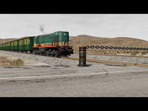 Epic Trains vs Chain Crashes 20 - BeamNG.drive | BeamNG High Speed