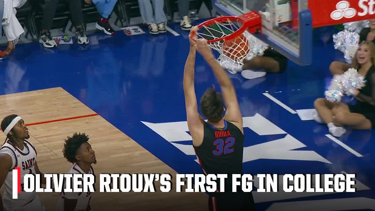 Olivier Rioux scores his first bucket with the Florida Gators | ESPN College Basketball