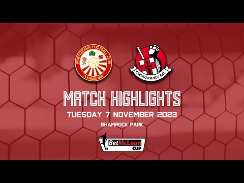 Portadown 2 - 1 Crusaders | BetMclean Cup | 07/11/23