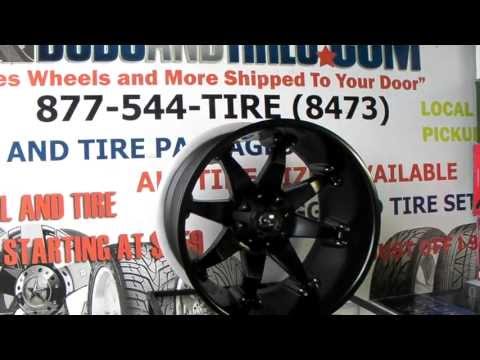 www.DUBSandTIRES.com 22x14 Fuel Offroad Wheels 22 Inch Octane Black Rims Offroad Lifted Trucks