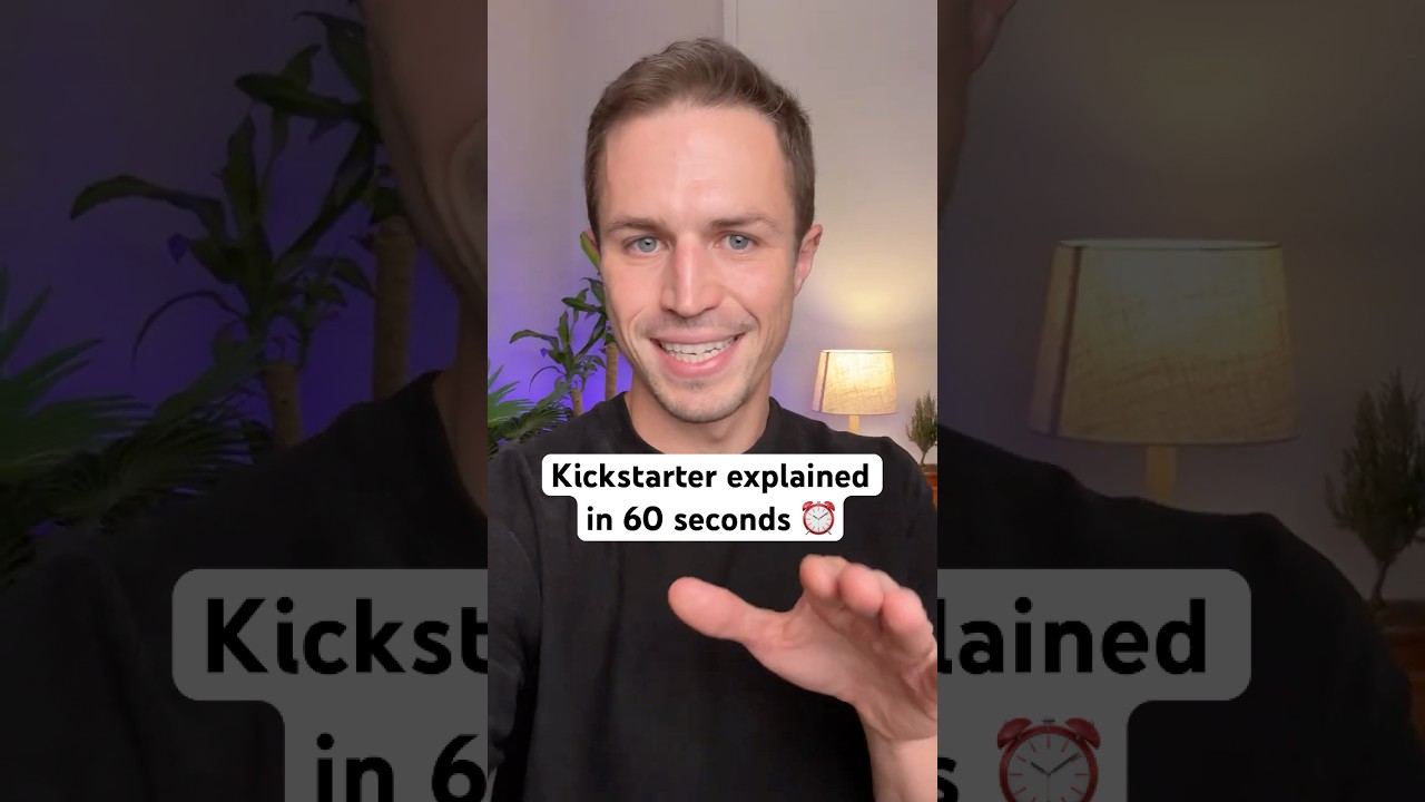 Kickstarter explained in 60 seconds #business  #entrepreneur  #startup