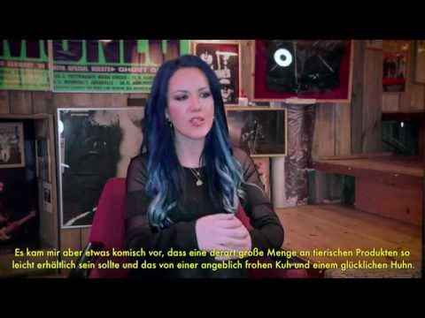 ARCH ENEMY Frontfrau Alissa im peta2 Vegan-Talk