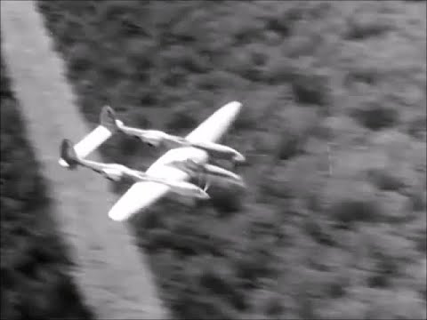 USAAF P-38 Lightning strafing missions over Europe