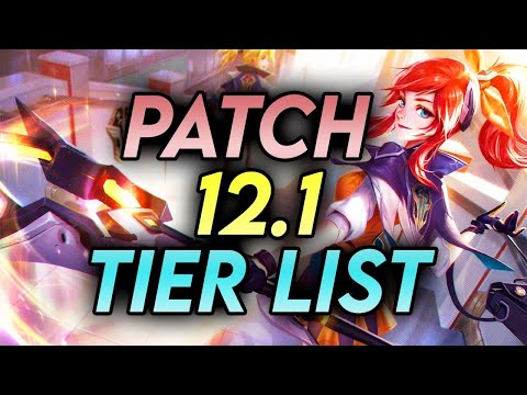 PATCH 12.1 SOLOQ TIERLIST ALL ROLES