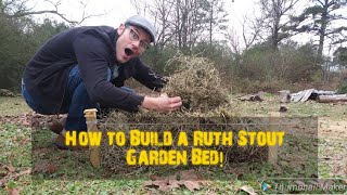 preview picture of video 'How to build a Ruth Stout Garden bed!'