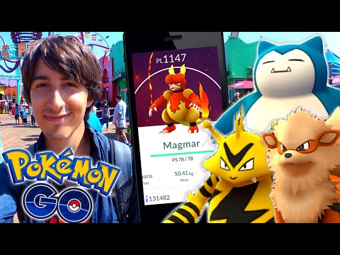 POKEMON GO A LOS ANGELES! MOSTRI RARI! POKEMON RARI E EVOLUZIONI ITA By GiosephTheGamer