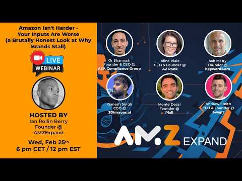 Webinar thumbnail: Expert session: Amazon seller reinstatement