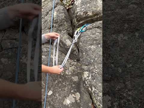 3- piece anchor with a double length sling