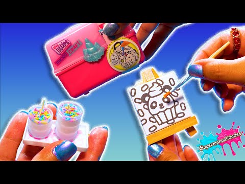 DIY mini crafts (Real Littles and Mini Verse) - Supermanualidades