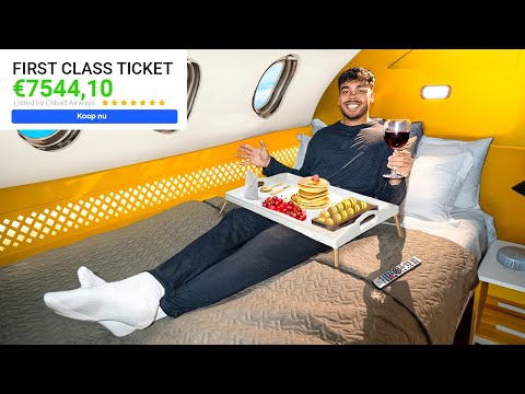 I Bought the Best First Class Flight! (with a private bathroom and shower)