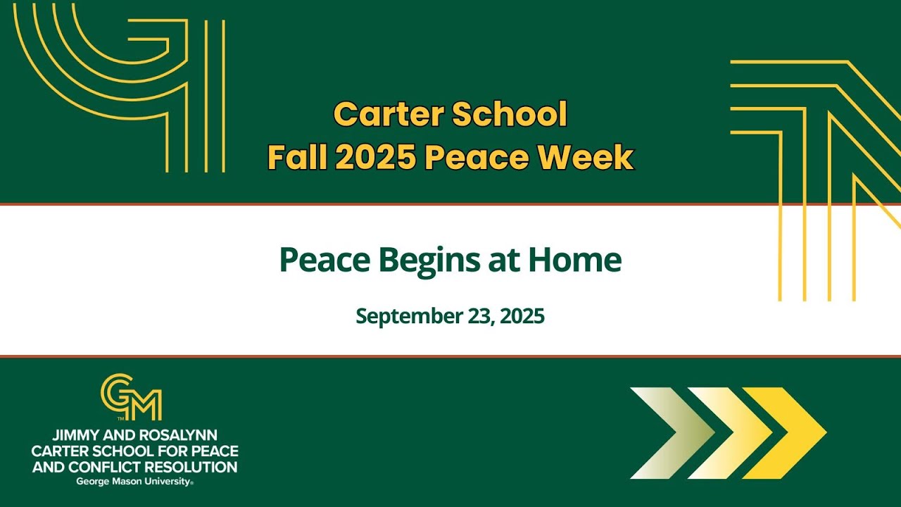 Peace Begins at Home