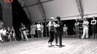 Luis Squicciarini & Anna Zyuzina, Russia, Moscow, Milonga in "Ekaterina's Garden", 14.08.2010