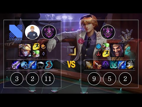 DRX Hades Ezreal vs Draven Bot - KR Master Patch 10.10