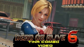 Dead or Alive 6 Tina Combo Video