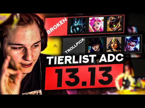 SI VOUS JOUEZ CES CHAMPIONS, IL FAUT ARRÊTER! - TIERLIST ADC SOLOQ PATCH 13.13 AVIS